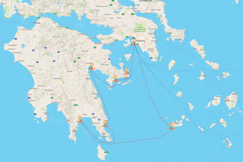 Storm is coming! How to re-route a cruise beforehand.